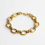 Linked charm bracelet