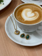 Radiant square necklace