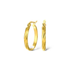 Gold thin hoop