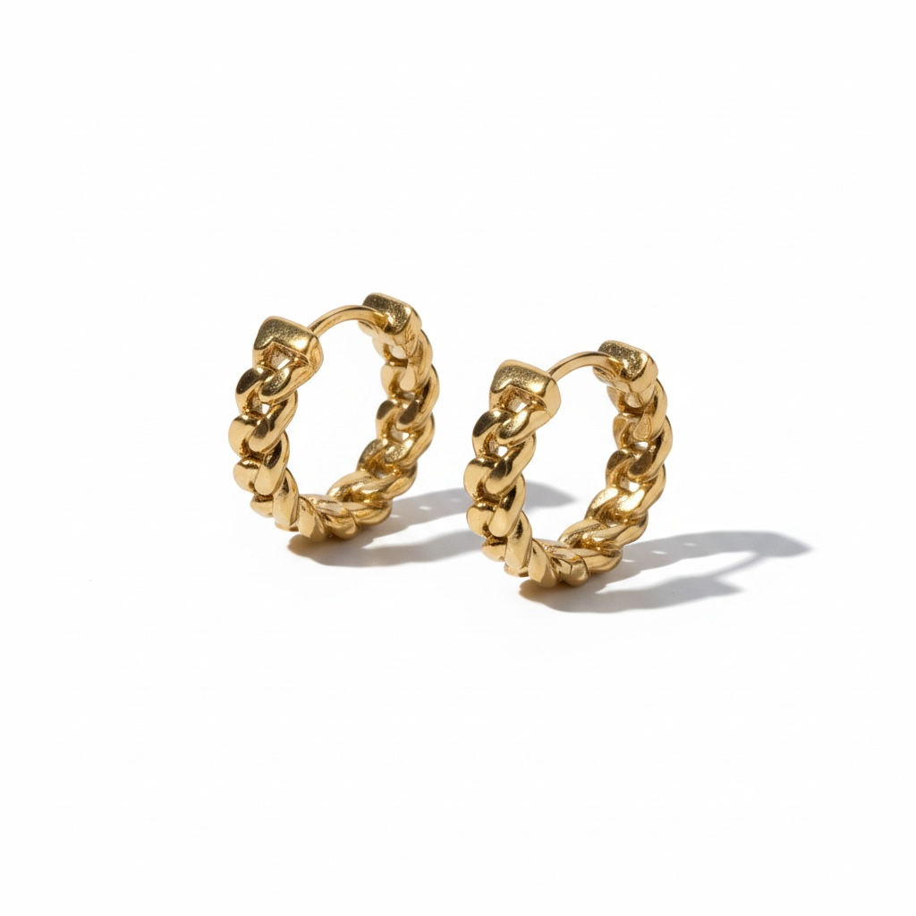 Tiny chain hoops