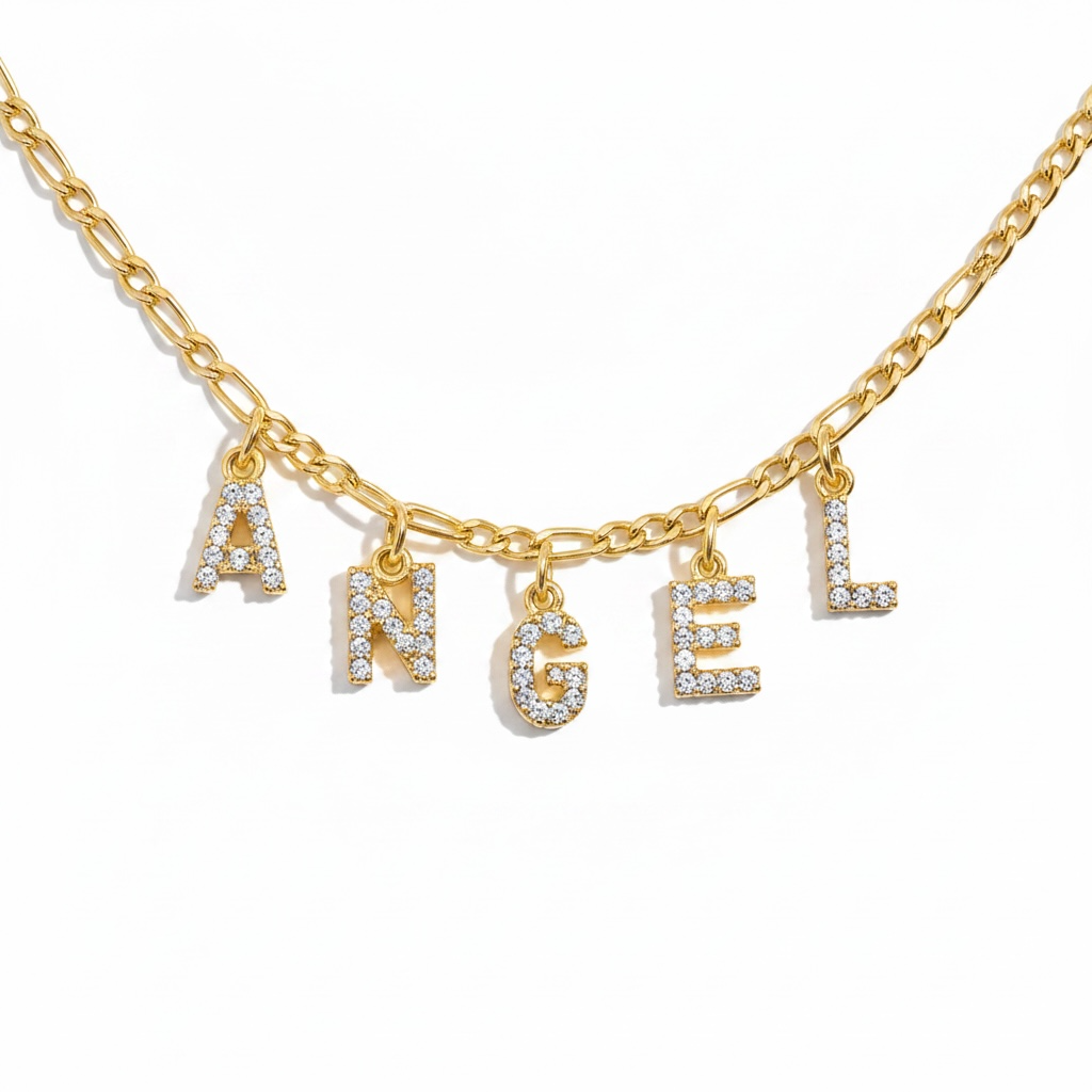 Sparkle name necklace