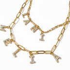 Sparkle name necklace