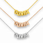 Bubble Name Necklace