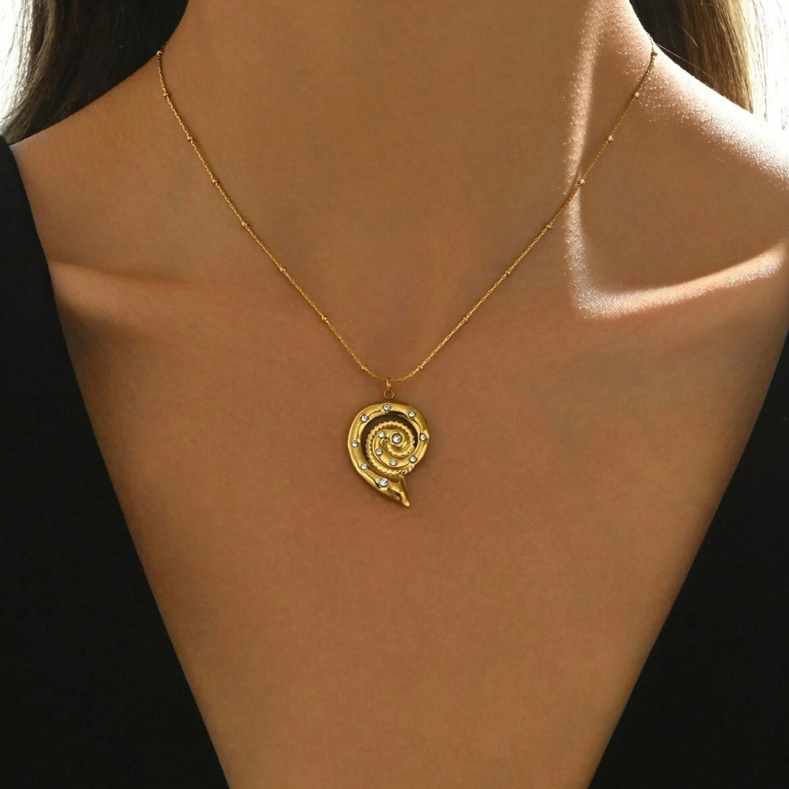 Moana spiral pendant