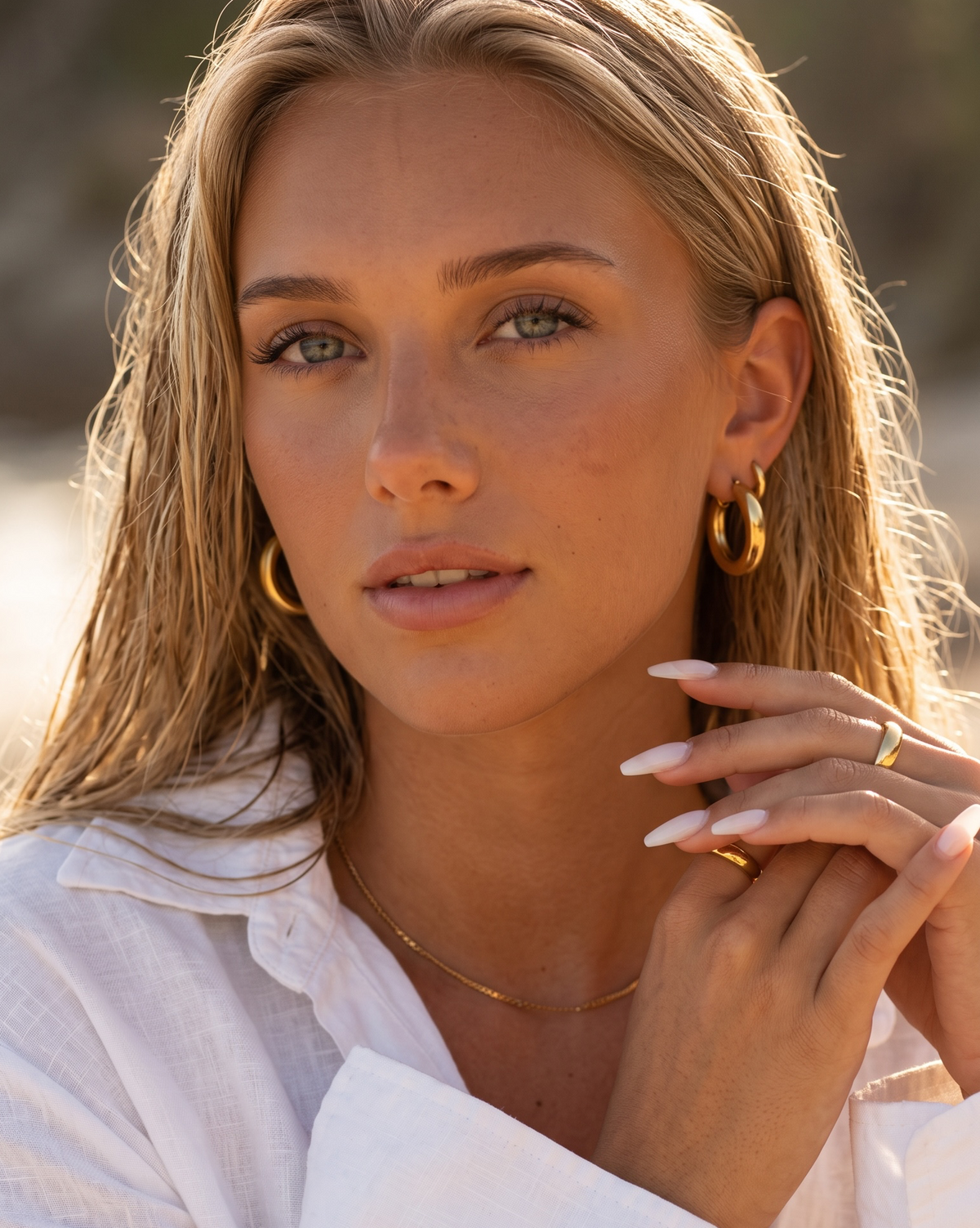Classic bold hoops