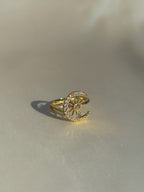 Twinkle moon ring