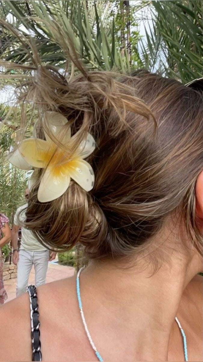 Plumeria Hair Clip