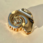 Spiral shell hair clip