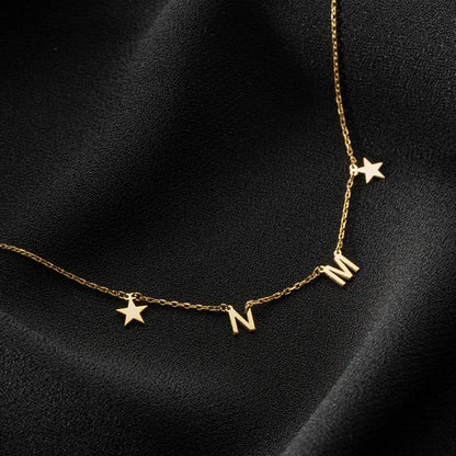 Letter luxe necklace