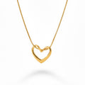Open heart necklace