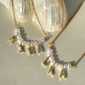 Pearl name necklace