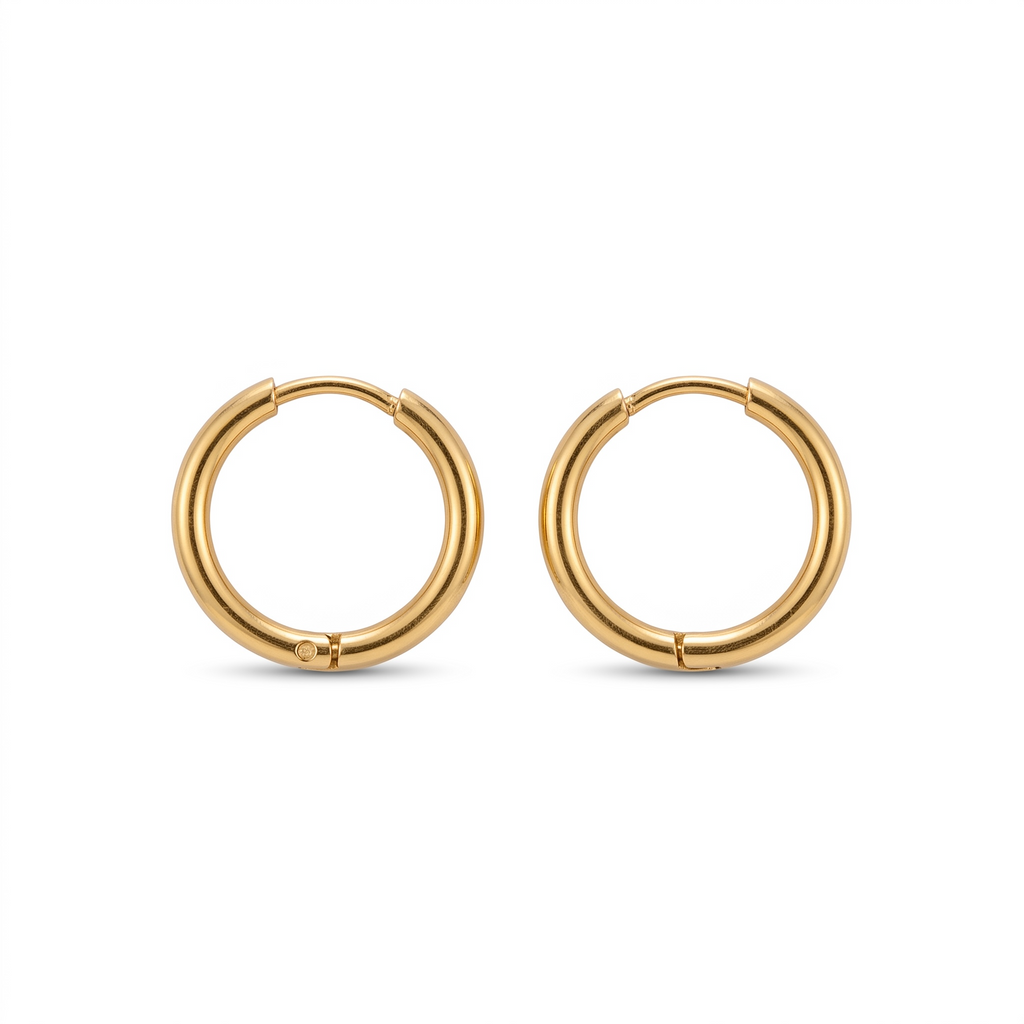Gold mini hoop