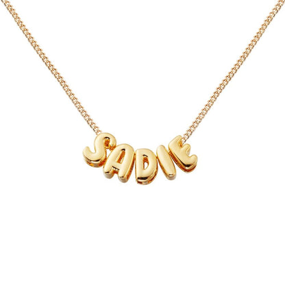 Bubble Name Necklace