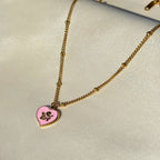 Angel heart necklace