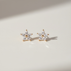 Plumeria studs