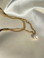Pearl layered necklace