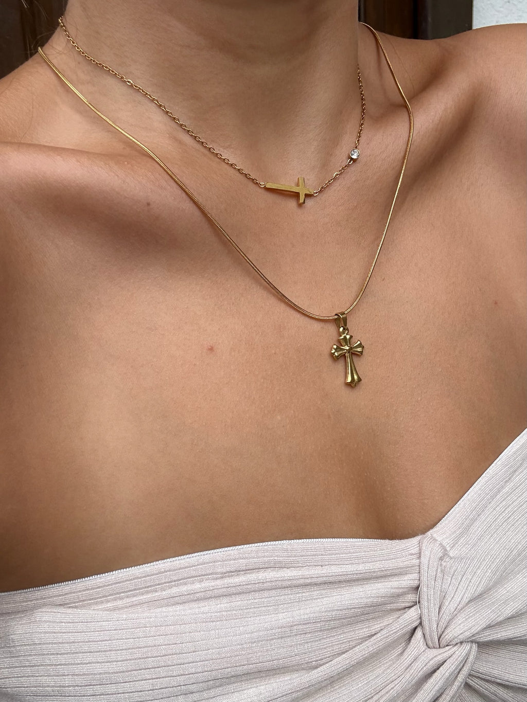 Mystic cross necklace