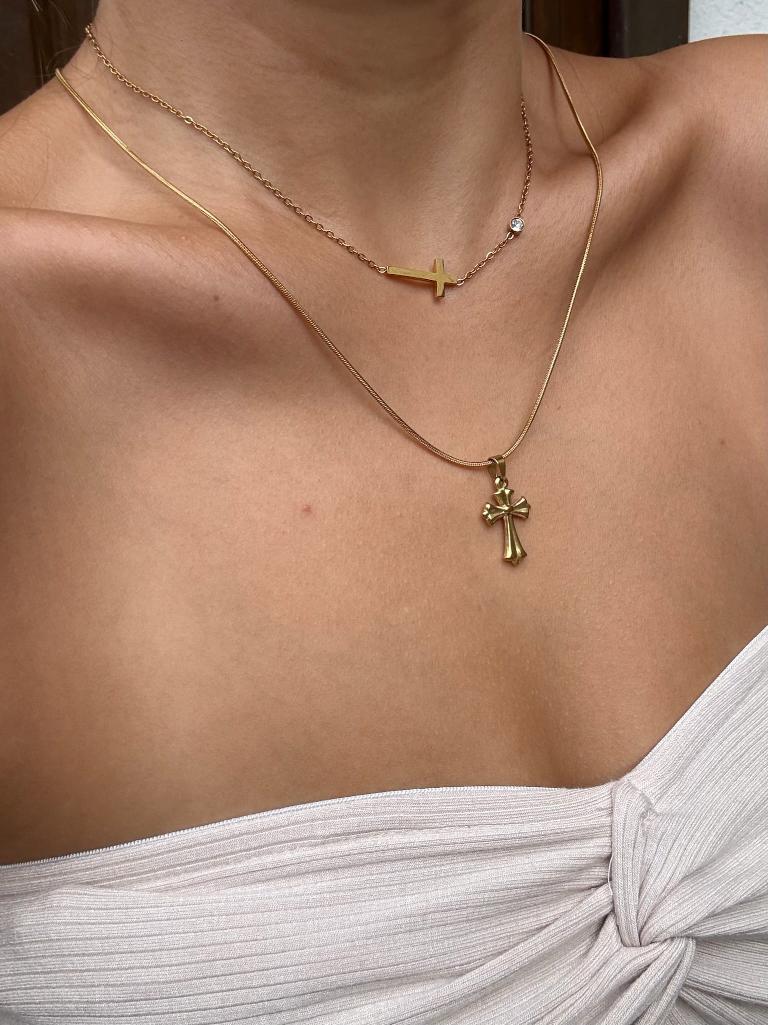 Mystic cross necklace