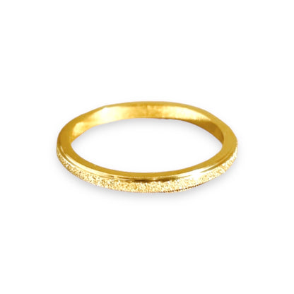 Glitter thin ring