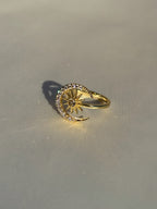 Twinkle moon ring