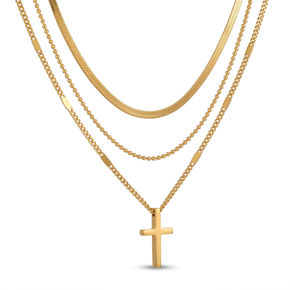 Cross glow necklace