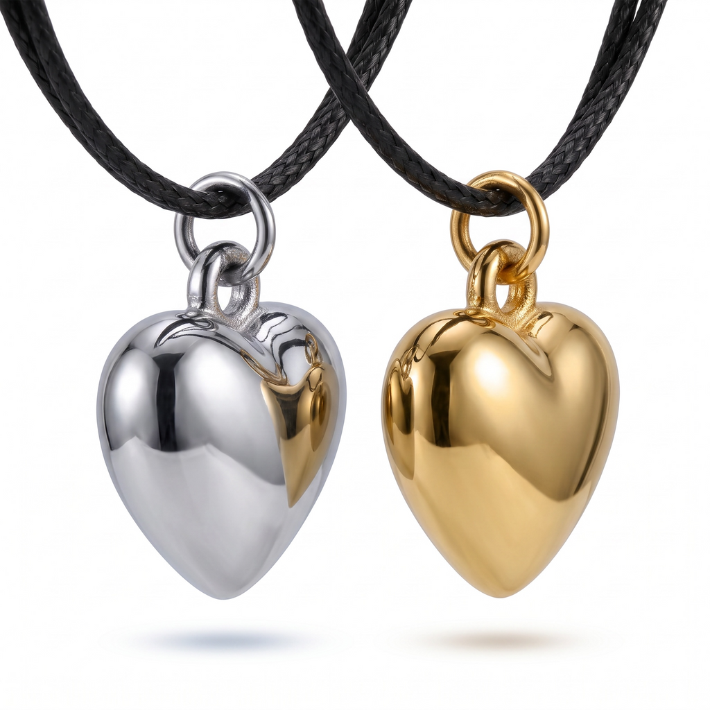 Bubble heart choker