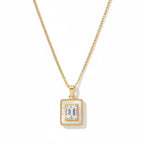 White mirage pendant