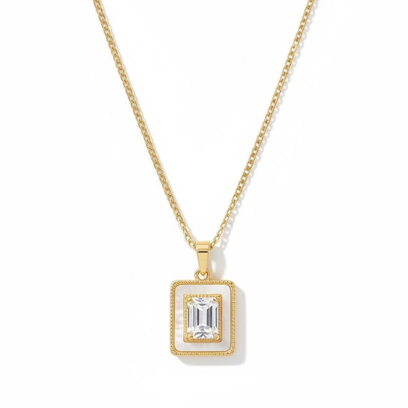 White mirage pendant