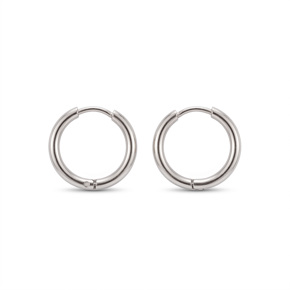 Silver mini hoop