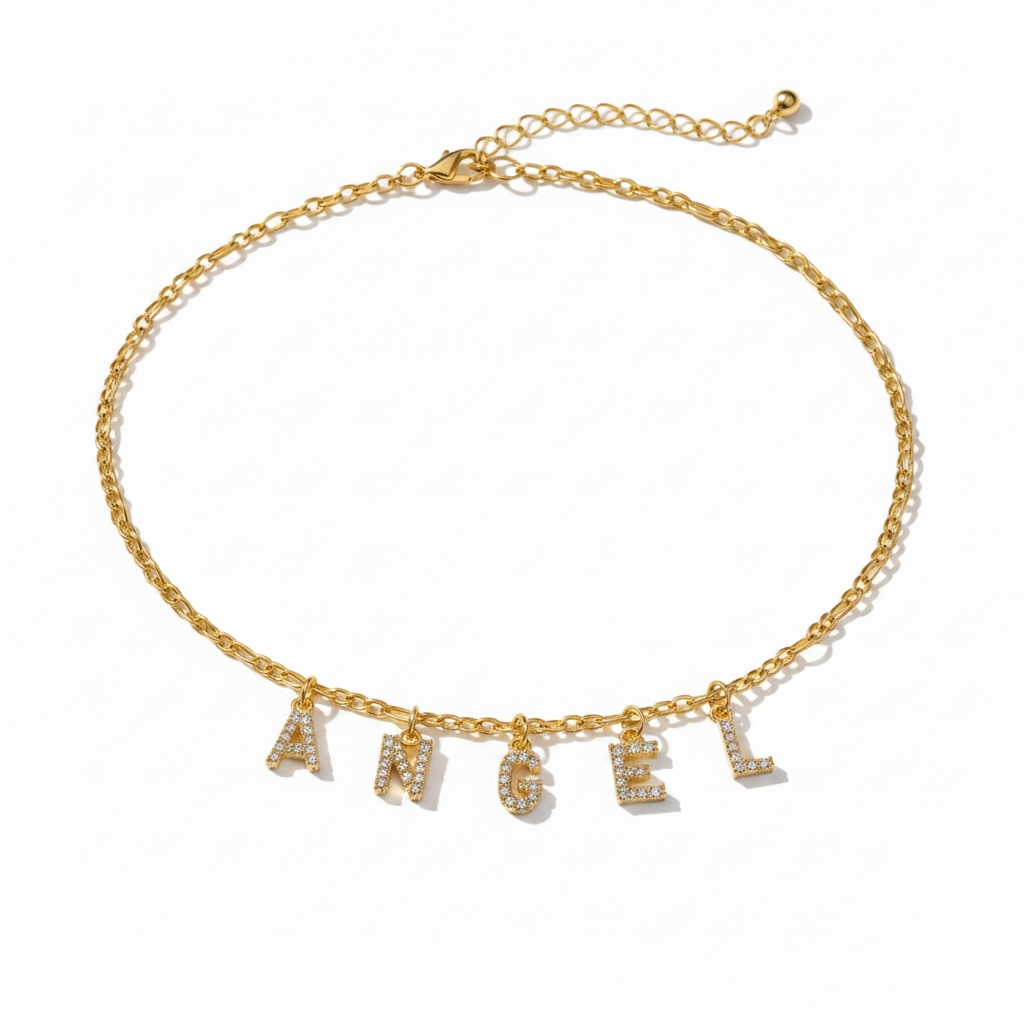 Sparkle name necklace