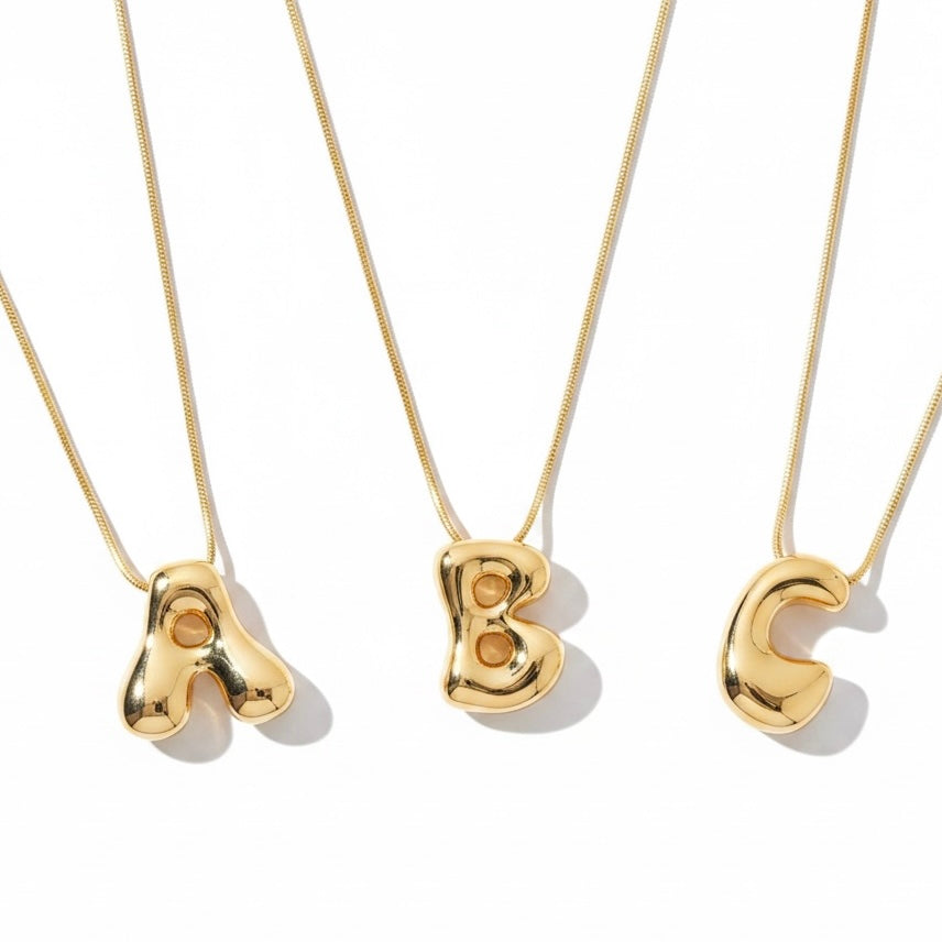 Bubble Letter Necklace