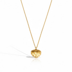 White heart necklace