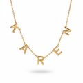 Letter luxe necklace