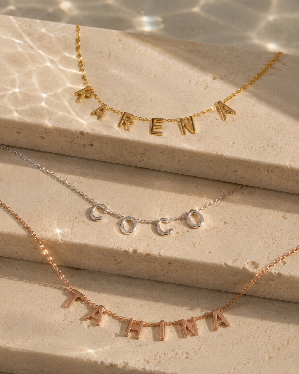 Letter luxe necklace