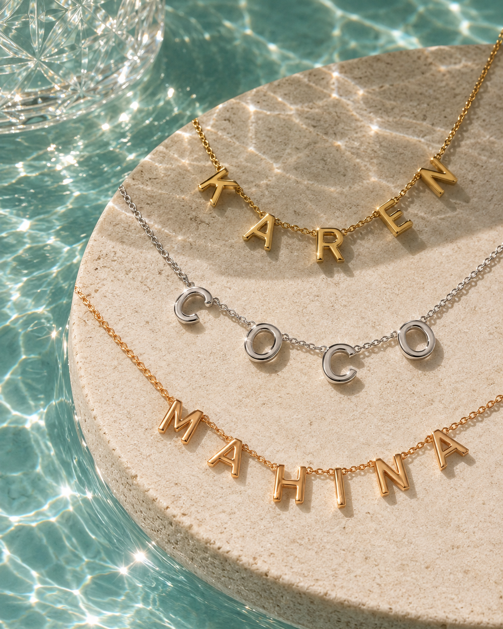Letter luxe necklace