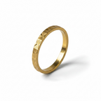 Etched thin ring