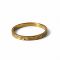 Etched thin ring