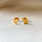 Gold heart pierce
