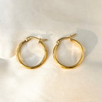 Gold thin hoop