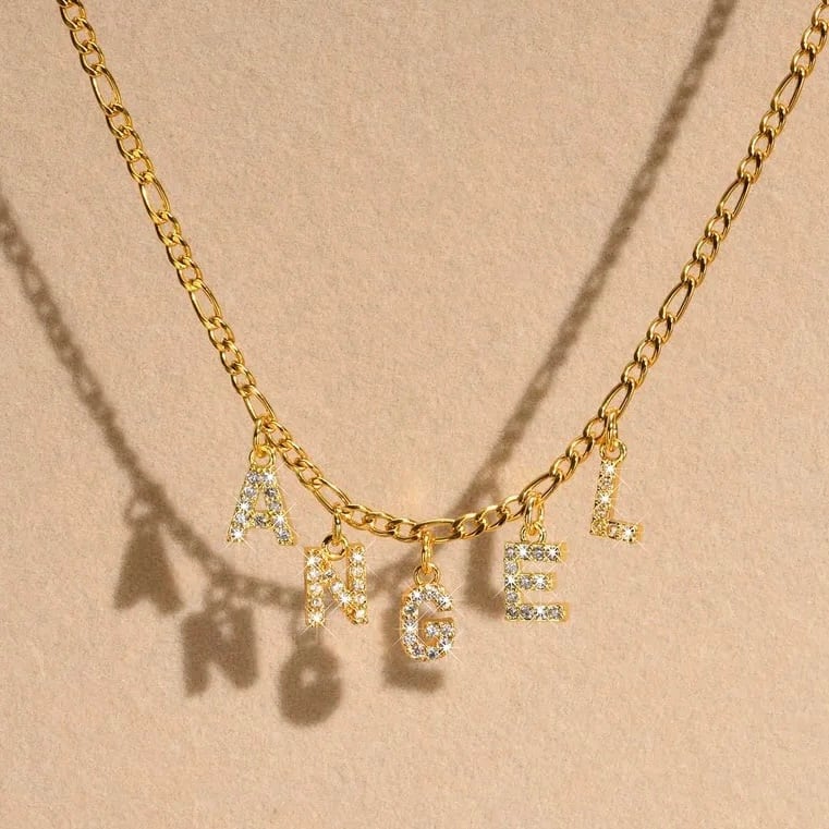 Sparkle name necklace