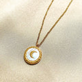 Moon shell necklace