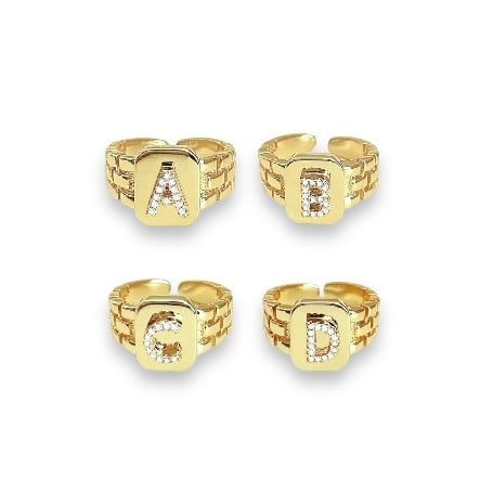 Belt letter ring