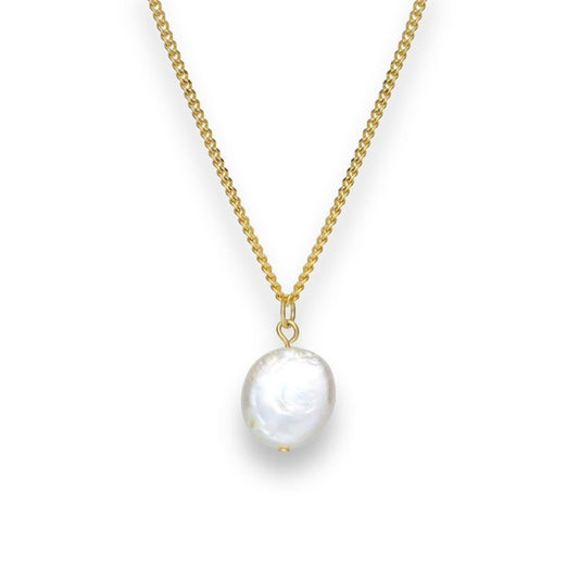 Natural pearl necklace