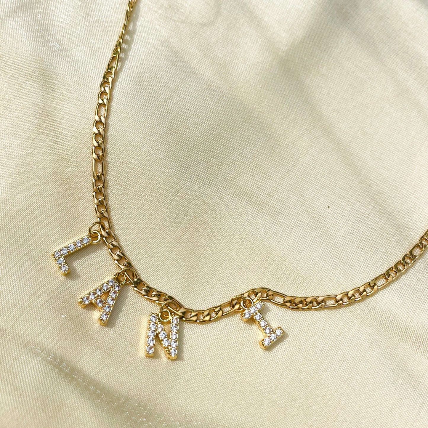 Sparkle name necklace